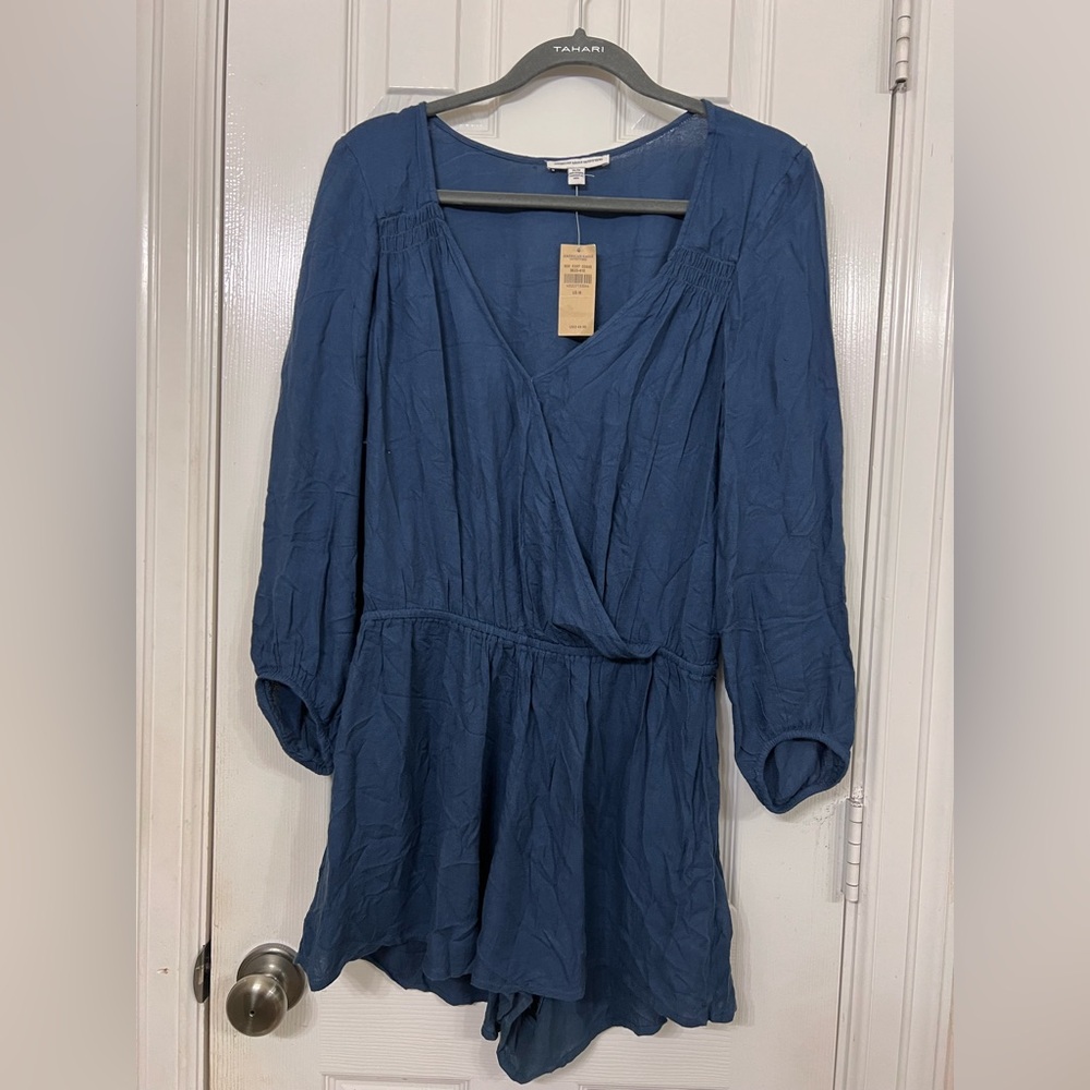 American Eagle Outfitters Navy Romper
